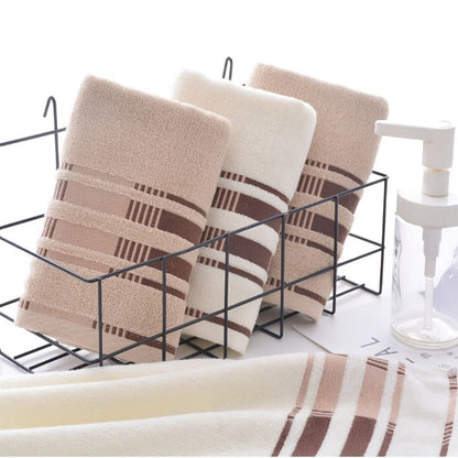 Cotton Face Towels 4-Pack Set, Super Absorbent Soft Pure Cotton Washcloths for Hotel Spa Salon Home Use, Skin-Friendly Cleansing & Dry Hair Towels