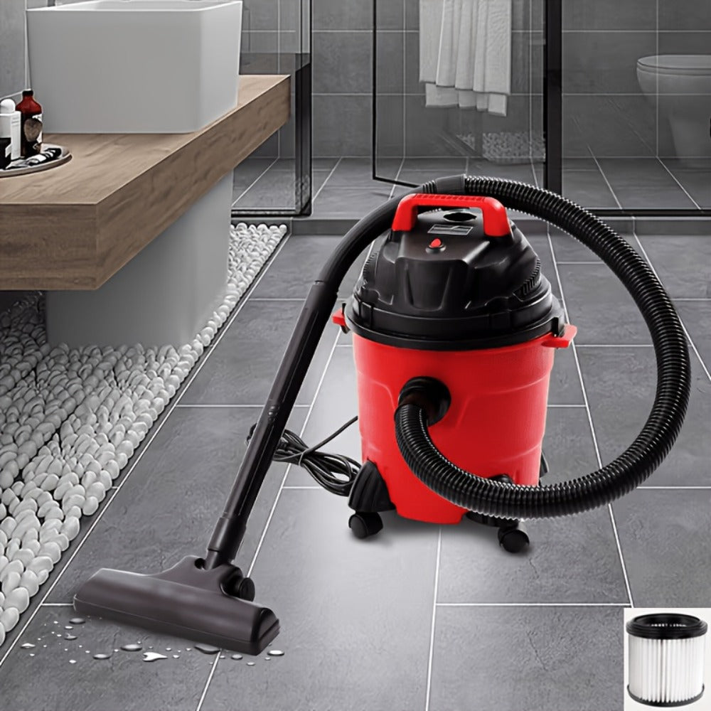 Wet Dry Vacuum Cleaner High-Power Bucket Type 5.28 to 6.6 Gallon Super Suction for Car and Home Dual-Use Cartridge Filter 40dB Quiet Motor Large Capacity Upgraded Deluxe Edition with Accessories