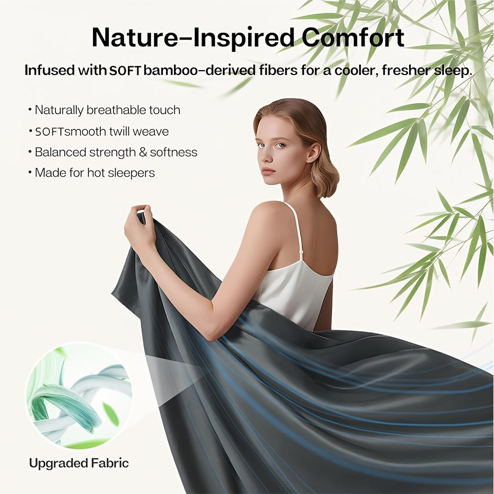Bed Sheet Set 6-Piece with 17-Inch Pocket, Double-Stitched Edges, Four Bed Sizes and Thirteen Colors