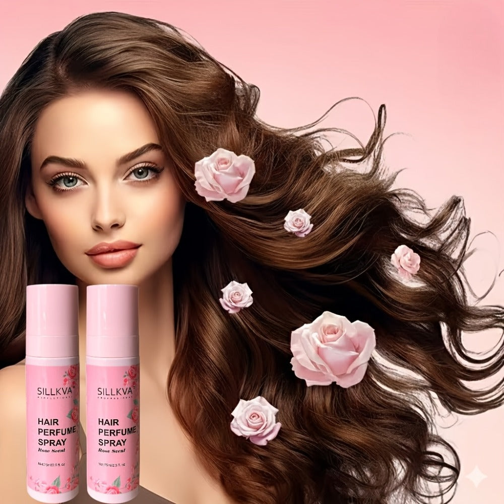 Argan Hair Oil and Rose Fragrance Spray Two-Piece Set with One- or Two-Set Checkout Options