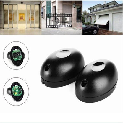 Infrared Beam Sensor Security Alarm, Anti-Jamming Outdoor Indoor Motion Detector, 20M Detection Range, DC 12-24V Perimeter Alarm Sensor for Home Driveway Gate Garage Yard Security System