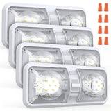 48leds Single Color RV Light 4 Pack