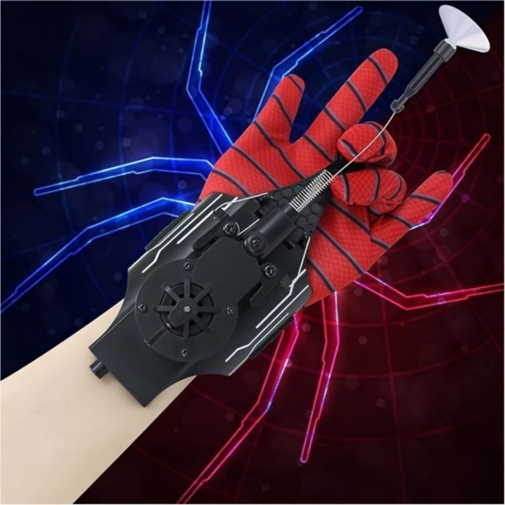 Superhero Web Shooter Toy for Kids – 9.4 Ft Automatic Rope Launcher, USB Rechargeable, Spider Hero Role Play Gift for Boys & Girls, Halloween & Christmas