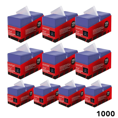35pt Top Loader and Soft Card Sleeve Sets in 100, 500, 1000 or 2000 Matching Pair Quantities