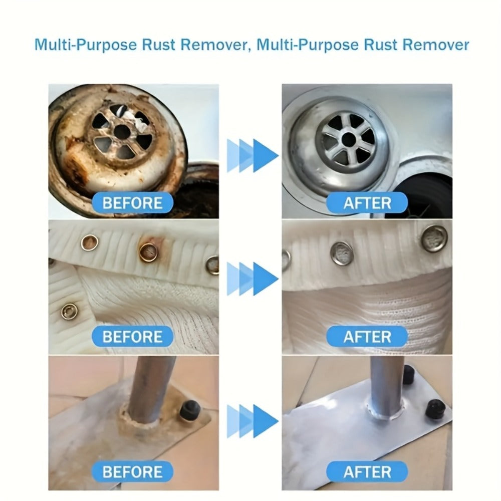 Rust Remover Spray Multi-Surface - Powerful Rust Dissolver for Car, Metal, Tile for Home Cooking, Dining and Outdoor Meals