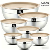Bowl set/khaki color