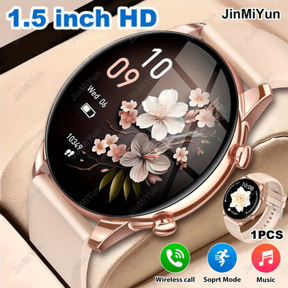 Smartwatch 1.5 Inch Full Touch with Remote Photo Capture, Calling, Music and Sport Modes in Four Colors