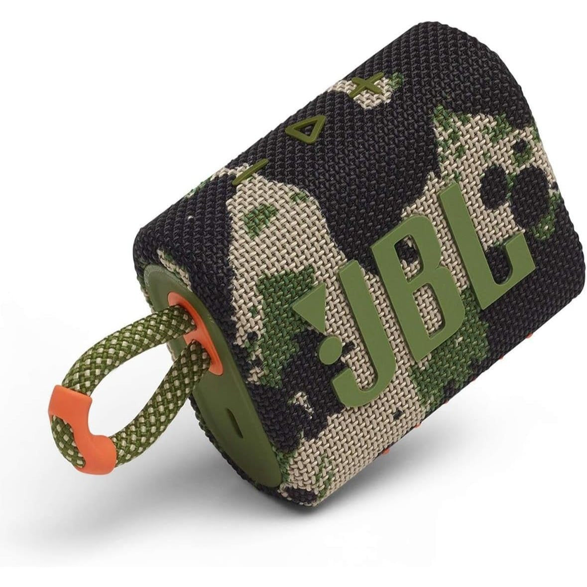 JBL Go 3 IP67 Waterproof Portable Bluetooth Speaker, Big Audio & Punchy Bass, 5-Hour Playtime, USB-C Fast Charge, Rugged Fabric Design with Carry Loop for Outdoor Travel Beach Shower