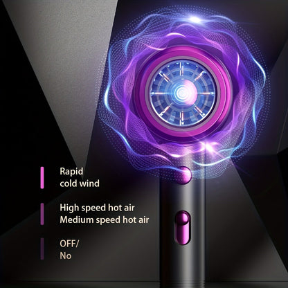 Hair Dryer Hair Styling Tool with 1600W Motor, Six Attachments and Six Color Options for Home Use