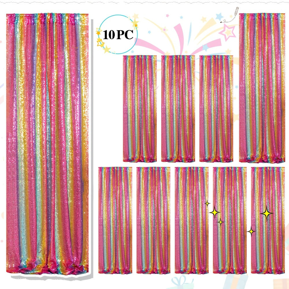 Sequin Backdrop Curtains 2FTx8FT Glitter Photography Background Panels for Party Wedding Birthday for an Everyday Personal Care Routine