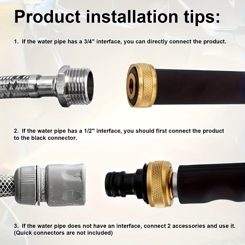 Pressure Washer Wand | Garden Hose Car Patio Yard Cleaning Nozzles