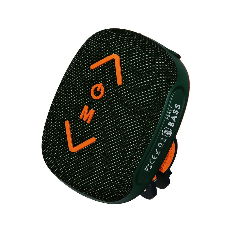 Wireless Bike Speaker with Removable Bicycle Mount, USB Rechargeable Portable Outdoor Bluetooth Speaker for Mountain Bikes Road Bikes Cycling Commuting and Hiking