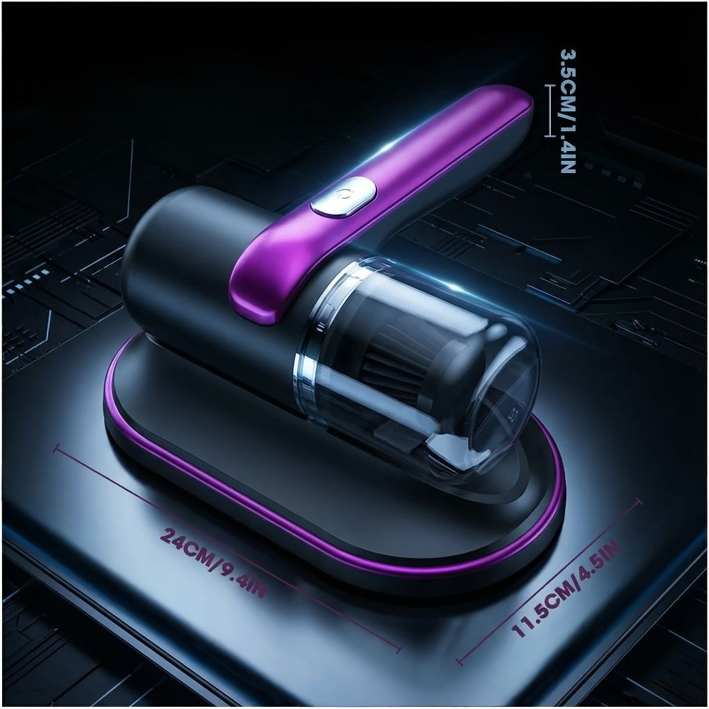 Handheld Mattress Vacuum Cleaner 12KPa – Heavy-Duty Portable Bed Vacuum with Deep Cleaning, Low Noise, Allergen & Dust Mite Removal for Mattress, Sofa, Pillow & Upholstery