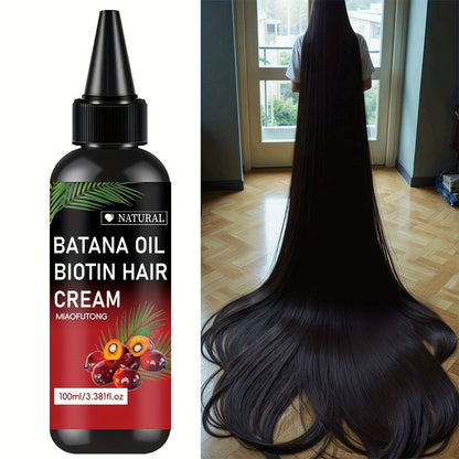 Hair Oil Batana 100ml Red-Label Pump Bottle with Rosemary Extract and Biotin for Root-to-Tip Application
