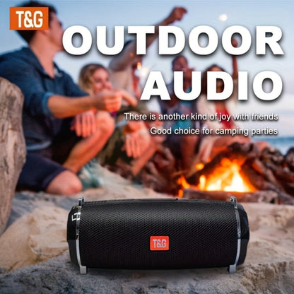 TG192 IPX4 Waterproof Portable Bluetooth Speaker Outdoor 2400mAh Rechargeable Wireless Speaker Color-Changing LED Breathing Light for Camping Picnic Party School Sports Family