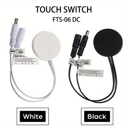 Hidden Touch Sensor LED Dimmer Switch DC 5-24V, Capacitive Touch Dimming Switch for LED Light Strip