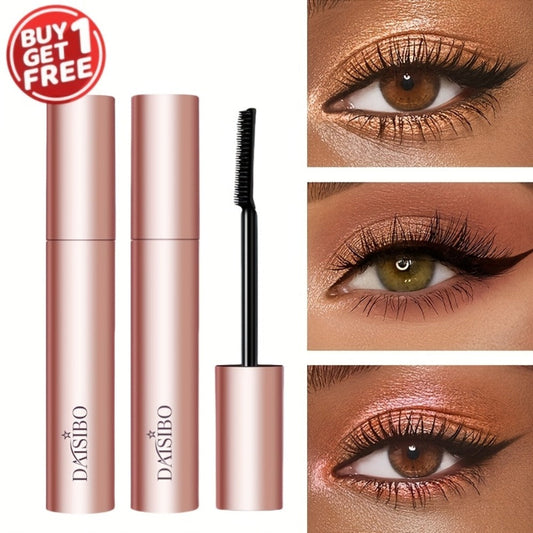 Waterproof Mascara 2-Pack Volumizing Lengthening Curling Long-Lasting Smudge-Proof Precision Brush – Lash Extender for Bold Defined Dramatic Lashes Eye Makeup Set for Women All Lash Types