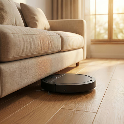 Robot Vacuum Cleaner 3-in-1 – 2000Pa Powerful Suction, 150-Min Runtime, Auto Floor Cleaning for Pet Hair, Dust & Debris, Multi-Functional Robotic Vacuum for Hardwood, Tile & Low-Pile Carpet