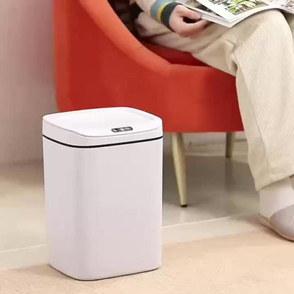 Motion Sensor Trash Can Touchless – Smart Hands-Free Trash Bin with Sealing Lid & Odor-Blocking Technology, Trash Bag Fixing Ring, Easy Clean Durable Design for Kitchen, Office & Bathroom