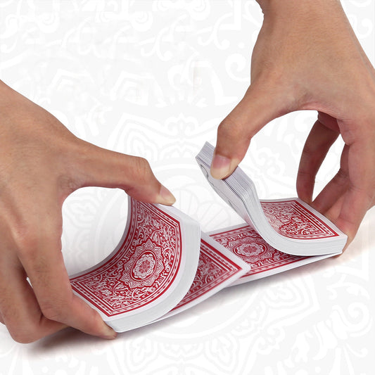 Large Print Playing Cards 10 Decks Jumbo Index - Poker Size, 5 Black & 5 Red Decks, Easy-to-Read Cards for Seniors Low Vision Players | Bulk Card Set for Family Game Night Poker Bridge Party