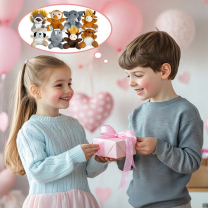 Stuffed Animal Mini Forest Animal Set with 12- or 24-Piece Pack Options for Party Favors and Prizes