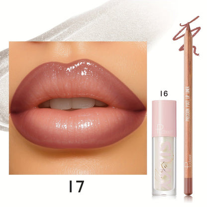 Lip Color and Liner Duo with Eight Recorded Shade Options from 14 Through 24 and Pink-Cap Tube