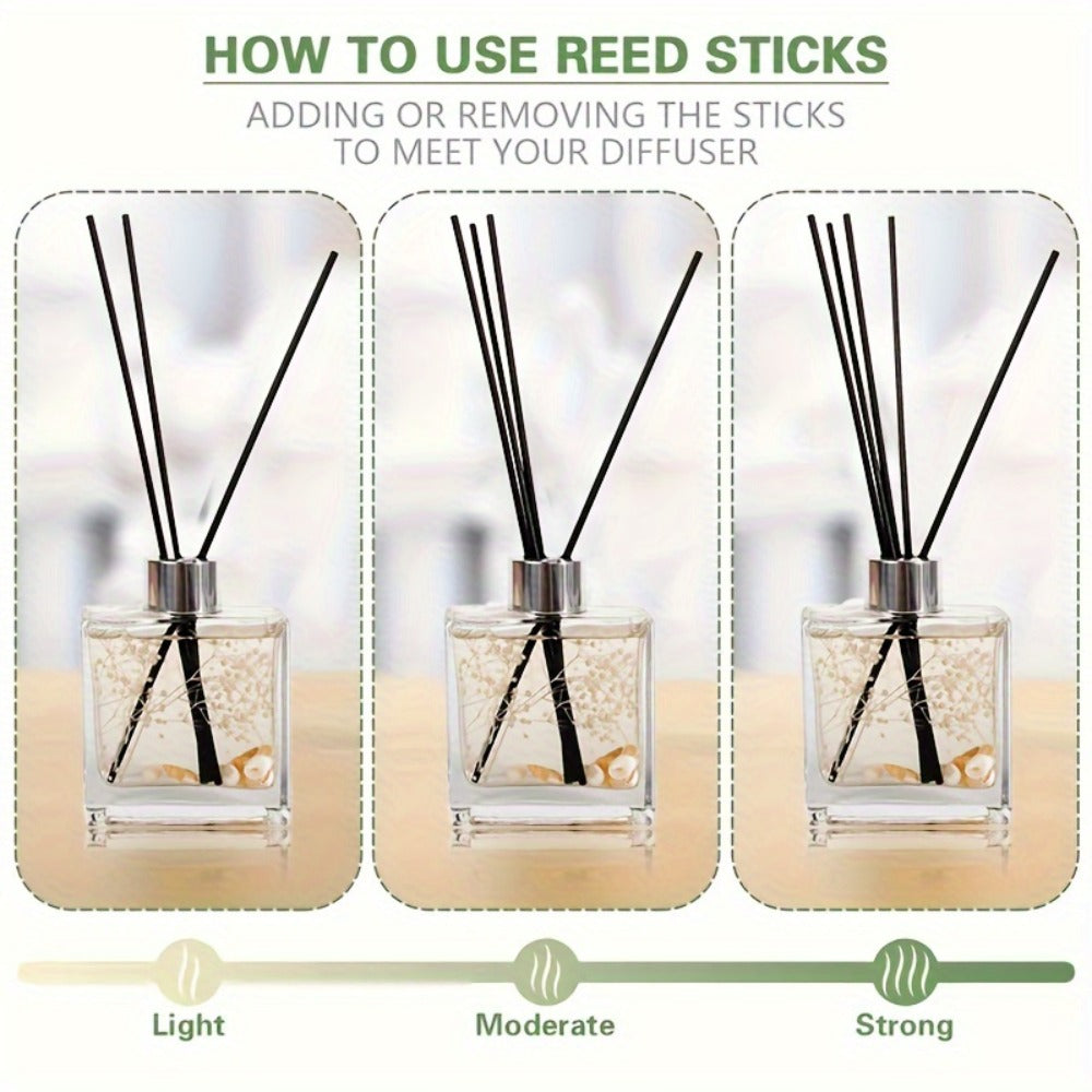 Reed Diffuser Set 4oz - Aromatherapy Home Fragrance Sticks with Essential Oil Scents, Air Freshener for Bedroom
