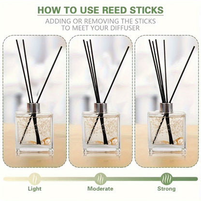 Reed Diffuser Set 4oz - Aromatherapy Home Fragrance Sticks with Essential Oil Scents, Air Freshener for Bedroom