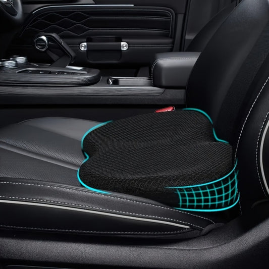 Car Neck Pillow & Seat Cushion - Memory Foam Cervical Support for Driving, Office & Home | Lumbar & Spine Relief Cushion