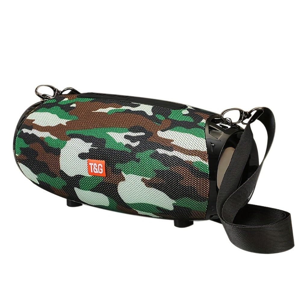 Portable Bluetooth Speaker TG534 with Dual Drivers, TWS, FM Radio, TF, USB and Built-In Microphone