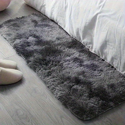 Area Rug Tie-Dye Knotted Fluffy 40x120cm Indoor Runner in Five Colors for Bedroom or Office
