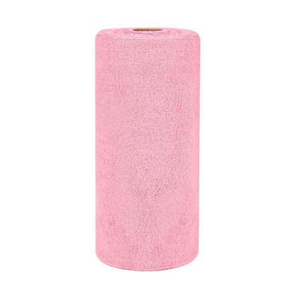 Reusable Tear-Away Cleaning Cloth Roll in Beige, Blue, Green, Pink or Gray with 50- or 100-Piece Options