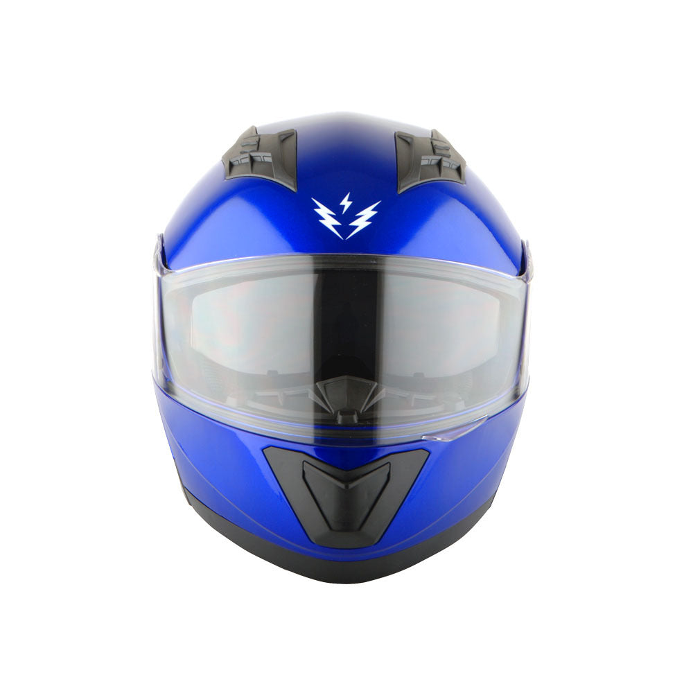 Motorcycle Modular Full Face Helmet Flip Up Dual Visor Sun Shield with Optional LED Tail Light 3 Modes Removable Washable Interior, Multiple Colors S M L XL — Modular901