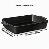 Rectangular baking tray