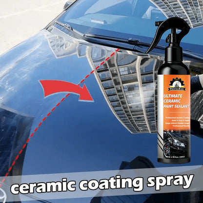Nano Ceramic Paint Sealant 200ml - Car Ceramic Coating, Paint Restorer & Polish for Long-Lasting Gloss and Paint Protection