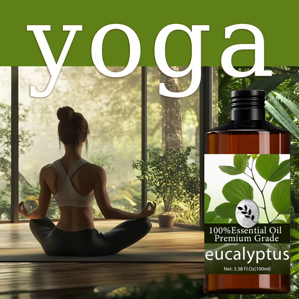 Essential Oil Eucalyptus Aroma in 100ml Bottle for Massage, Aromatherapy, Diffuser and Personal Care
