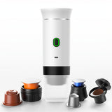 White Portable Capsule Coffee Machine