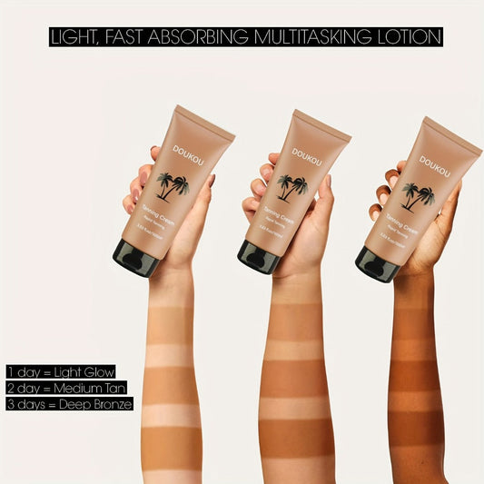 Sunless Self Tanner Lotion 100ml — Non-Streaking Mineral Formula for Natural-Looking Tan, Streak-Free Body Tanning Cream for Women & Men All Skin Tones