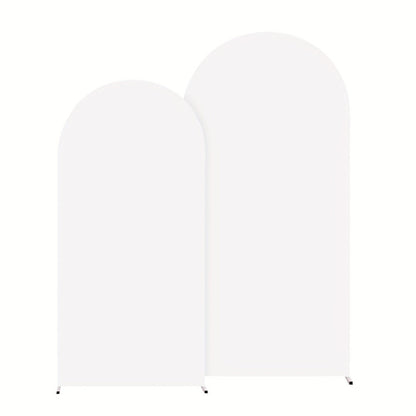 Wedding Arch Cover 2pcs Stretchable Wrinkle-Free Polyester Tight-Fit Arch Banner Covers for an Everyday Personal Care Routine
