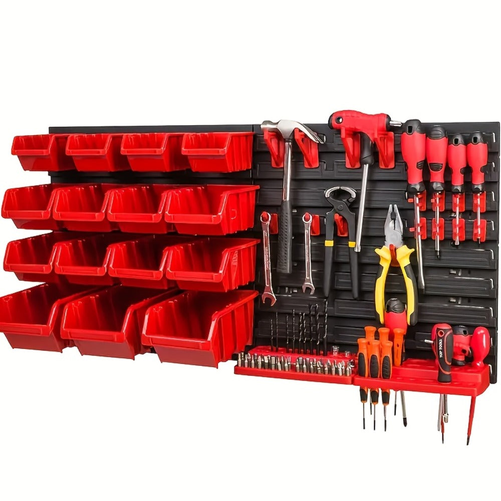 Tool Organizer Set – Multi-Functional Wrench, Screwdriver, Drill Bit & Hammer Storage Rack | Garage Tool Organizer Wall Mount for 39/69 Piece Tool Sets | Workshop Tool Holder Gift for Men & DIY Enthusiasts