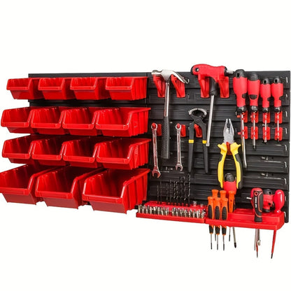 Tool Organizer Set – Multi-Functional Wrench, Screwdriver, Drill Bit & Hammer Storage Rack | Garage Tool Organizer Wall Mount for 39/69 Piece Tool Sets | Workshop Tool Holder Gift for Men & DIY Enthusiasts