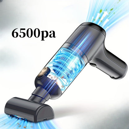Car Vacuum Cordless 21000Pa Powerful Handheld Wireless 6000mAh USB Rechargeable with Attachments for Car Home Office Pet Hair Deep Cleaning