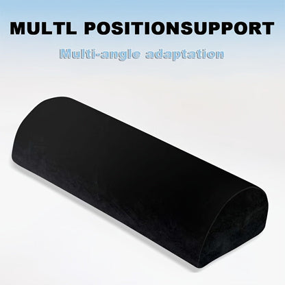 Memory Foam Lumbar Support Pillow Slow Rebound Half-Roll Multifunctional Leg Neck Back Support for Sleep Rest Recliner Elderly Bed Sofa Chair