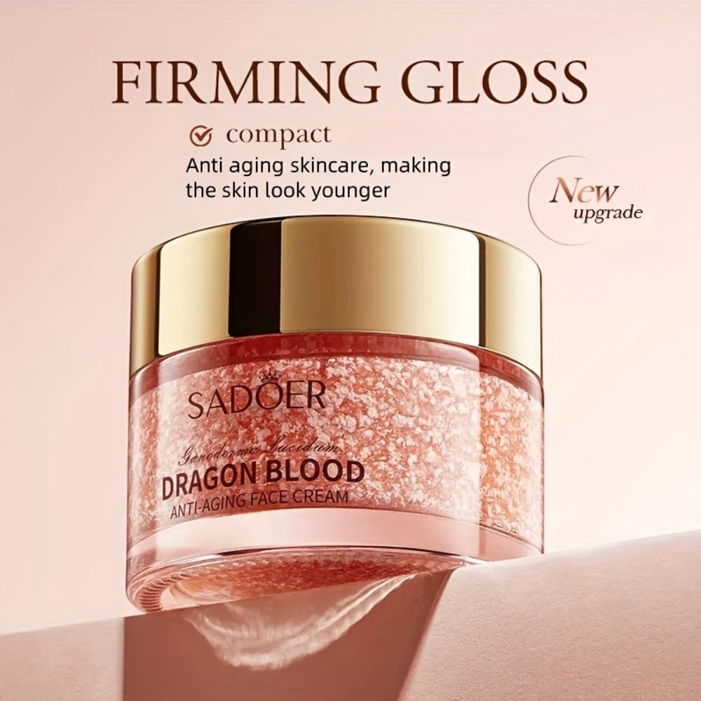 Face Cream Tinted Dragon Blood Extract Formula, 2-Piece 100g Set with Ceramide and Glycerin