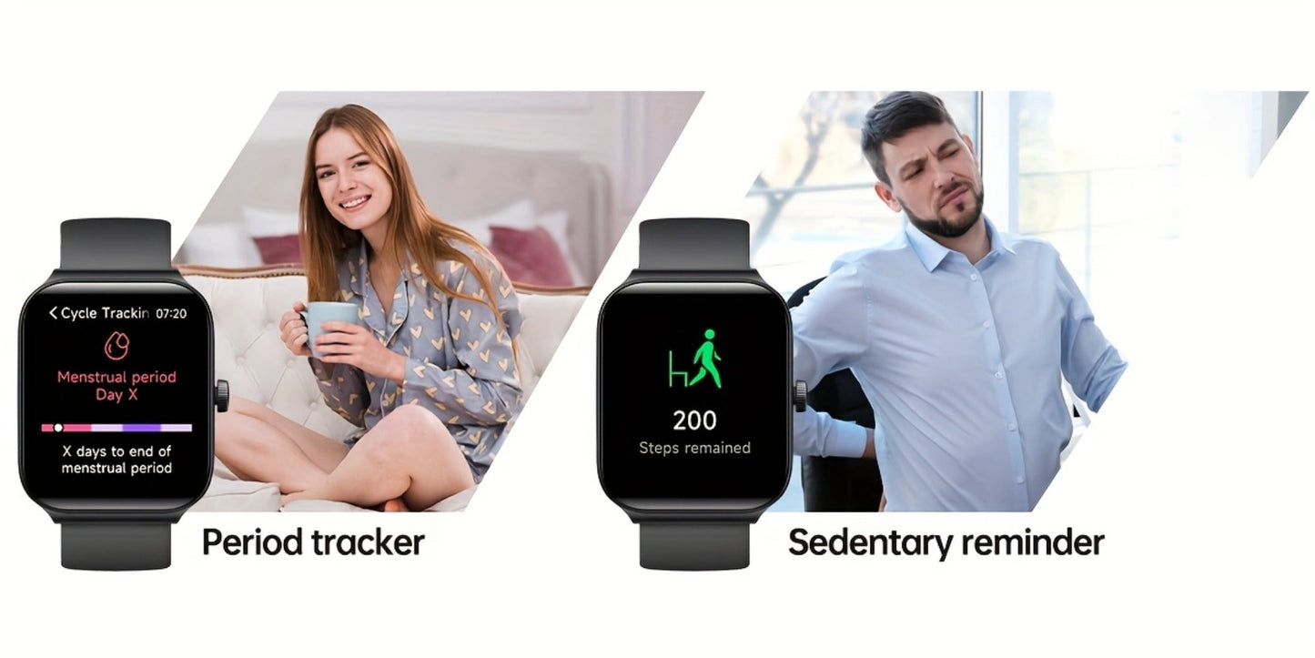 Smartwatch – with Alexa Built-in FAWEIO 1.95" Large Display, Wireless Calling, 100+ Sport Modes, Pedometer Heart Rate Sleep Blood…