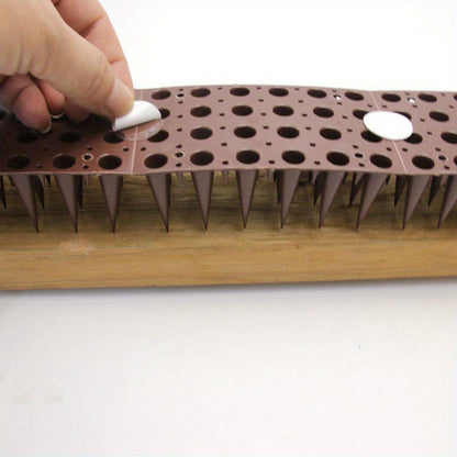Bird Spikes, 4 Row Fence Balcony Window Sill Ledge for Garden, Yard and Pest Management, with the Listed Configuration