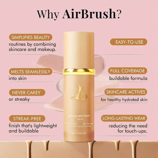 Color Changing Liquid Foundation 4-in-1 Full Coverage Waterproof Long-Lasting Concealer Color Corrector Moisturizing Natural Finish Makeup Base for All Skin Tones Light to Beige