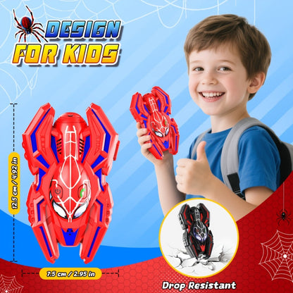 Spider Walkie Talkies for Kids – Long Range Outdoor Toy for Boys & Girls Ages 3-8, Camping Hiking Adventure Gift, 1-Pack & 2-Pack, Red Black & Pink