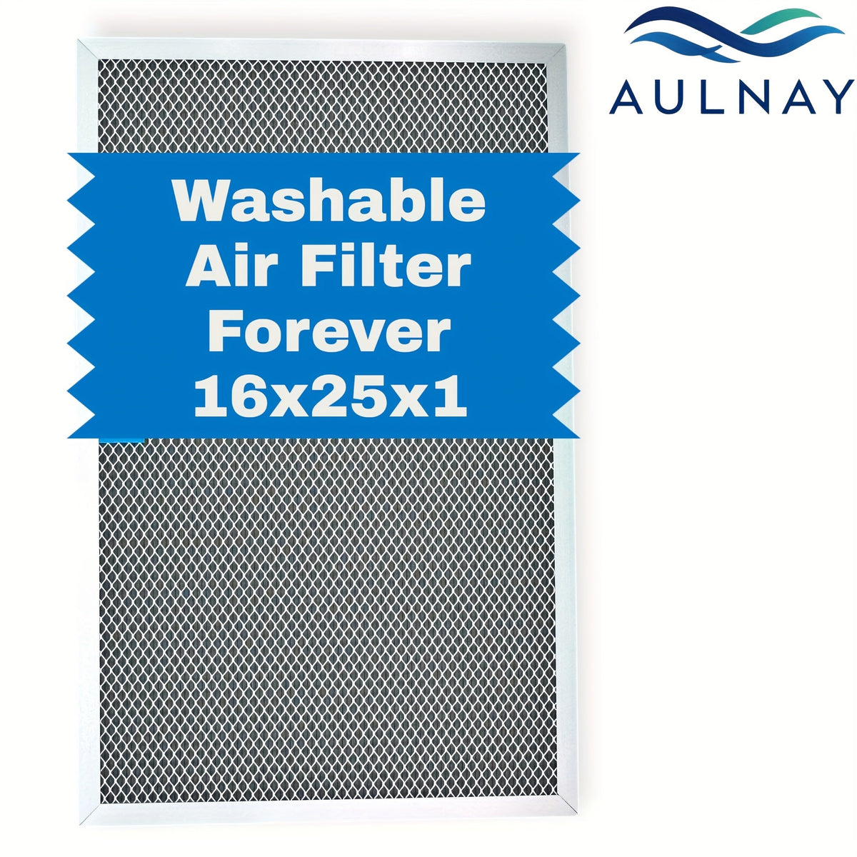 Electrostatic HVAC Air Filter MERV 8 Lifetime Reusable, 6-Layer Filtration MPR 600 FPR 5, Increases Airflow