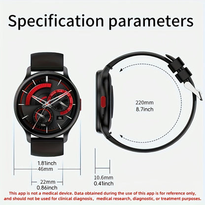 Smartwatch – AMOLED for Men SENBONO 1.43" HD Bluetooth Calling, 100+ Sport Modes, DIY Custom Watch Face, Heart Rate Sleep Blood Oxygen…